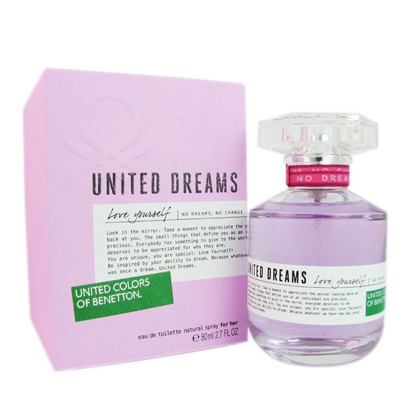 United Dreams Love Yourself EDT Perfume by United Colors of Benetton for Women 80 ml - GottaGo.in