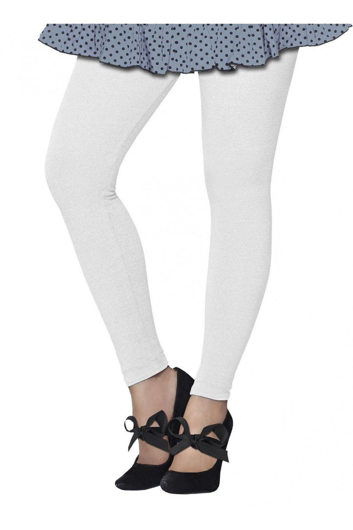 Lyra Maroon Cotton Ankle Length Winter Leggings