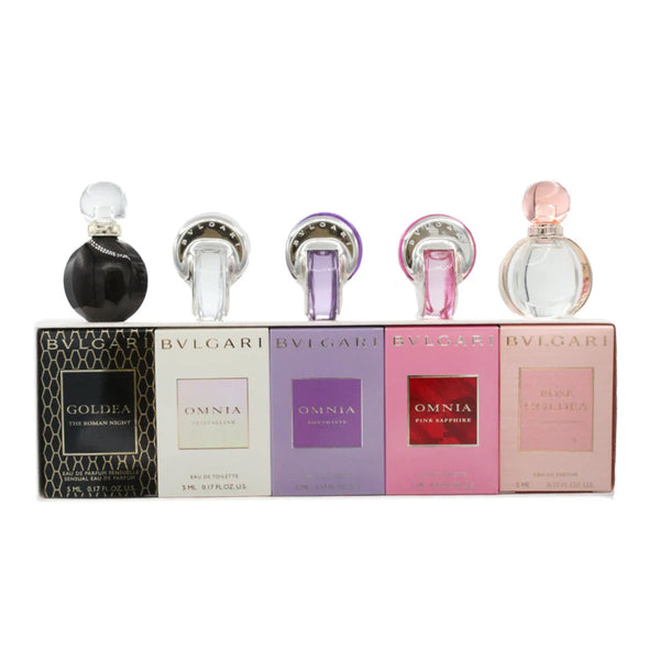 Bvlgari Perfumes - The Women's Gift Collection (Set of 5 pcs. x 5ml) - GottaGo.in