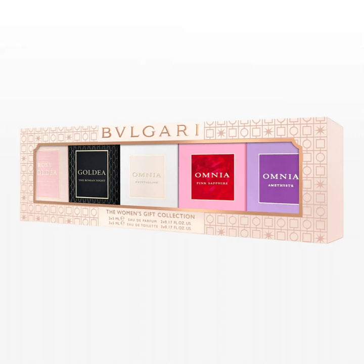 Bvlgari Perfumes - The Women's Gift Collection (Set of 5 pcs. x 5ml) - GottaGo.in