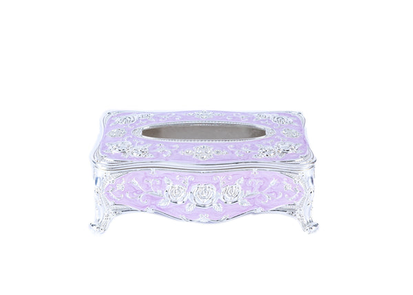 Decorative Vintage Tissue Box - Lavender - GottaGo.in