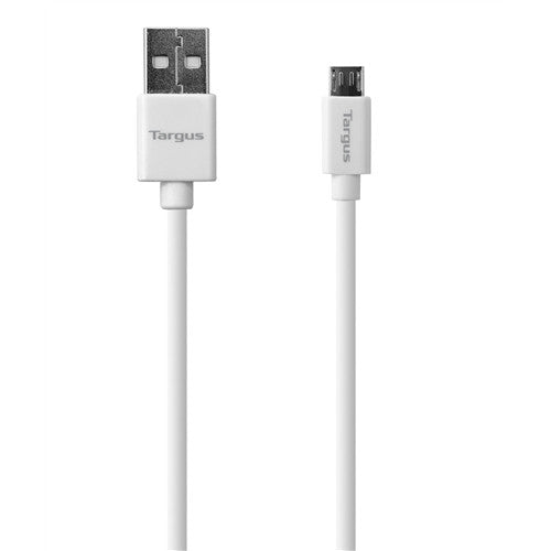 Targus ACC96601AP-50  USB2 to Micro USB Cable with 2A For Sync And Charge (White) - GottaGo.in