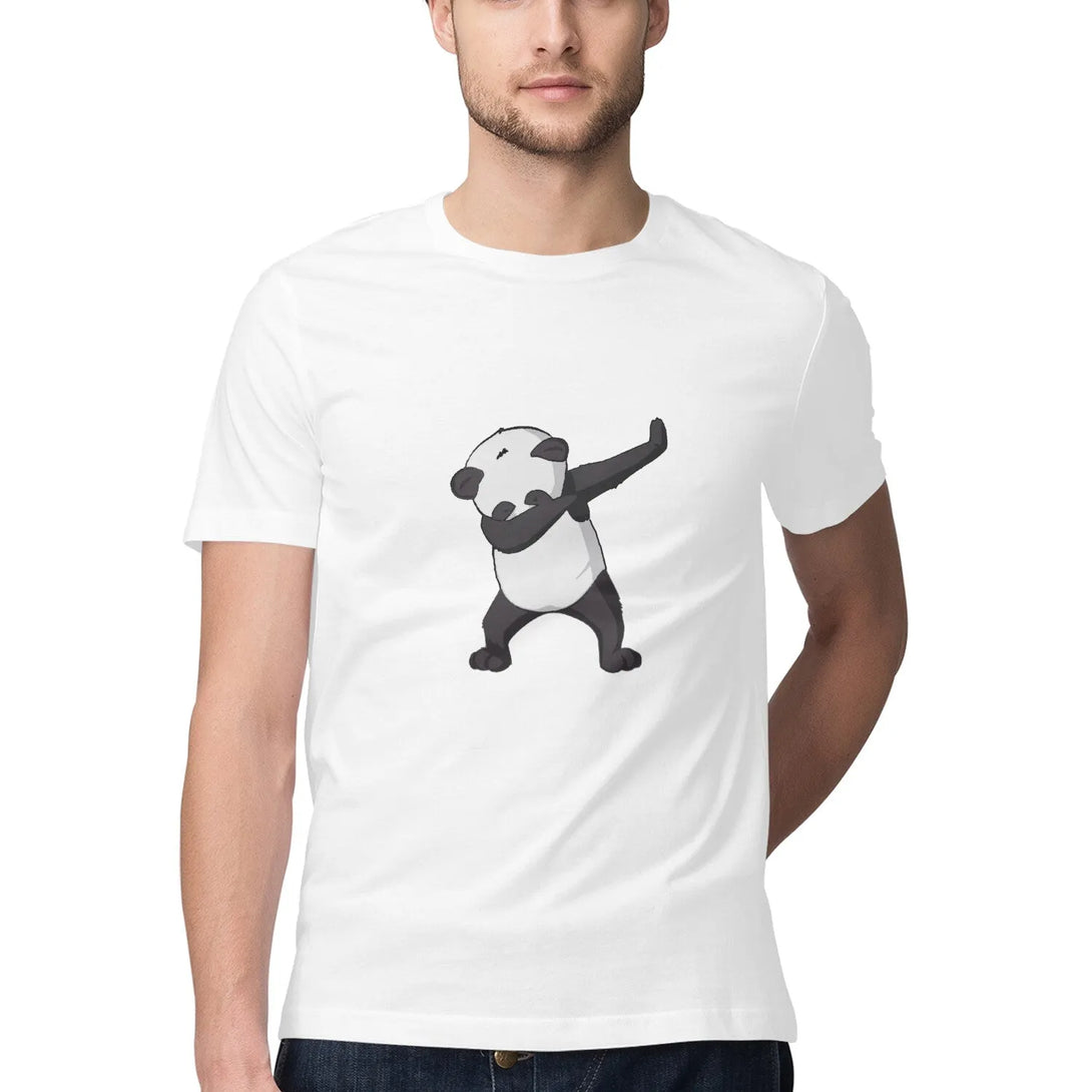 PanDab Round Neck Half Sleeve T-shirt for Men - GottaGo.in