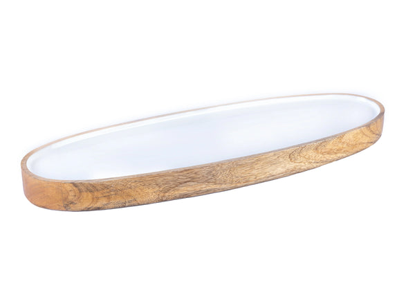 Plain Decorative Wooden Platter Tray - GottaGo.in