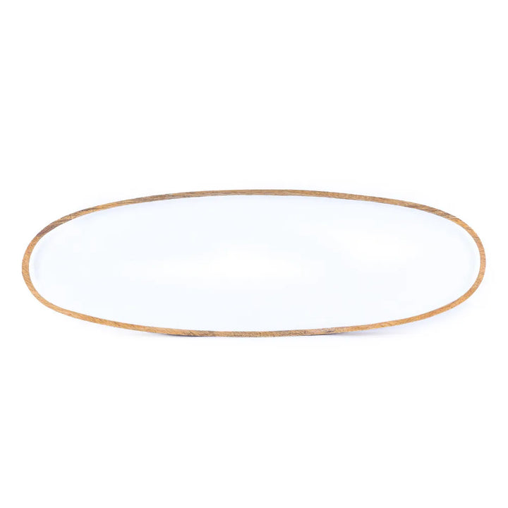 Plain Decorative Wooden Platter Tray - GottaGo.in