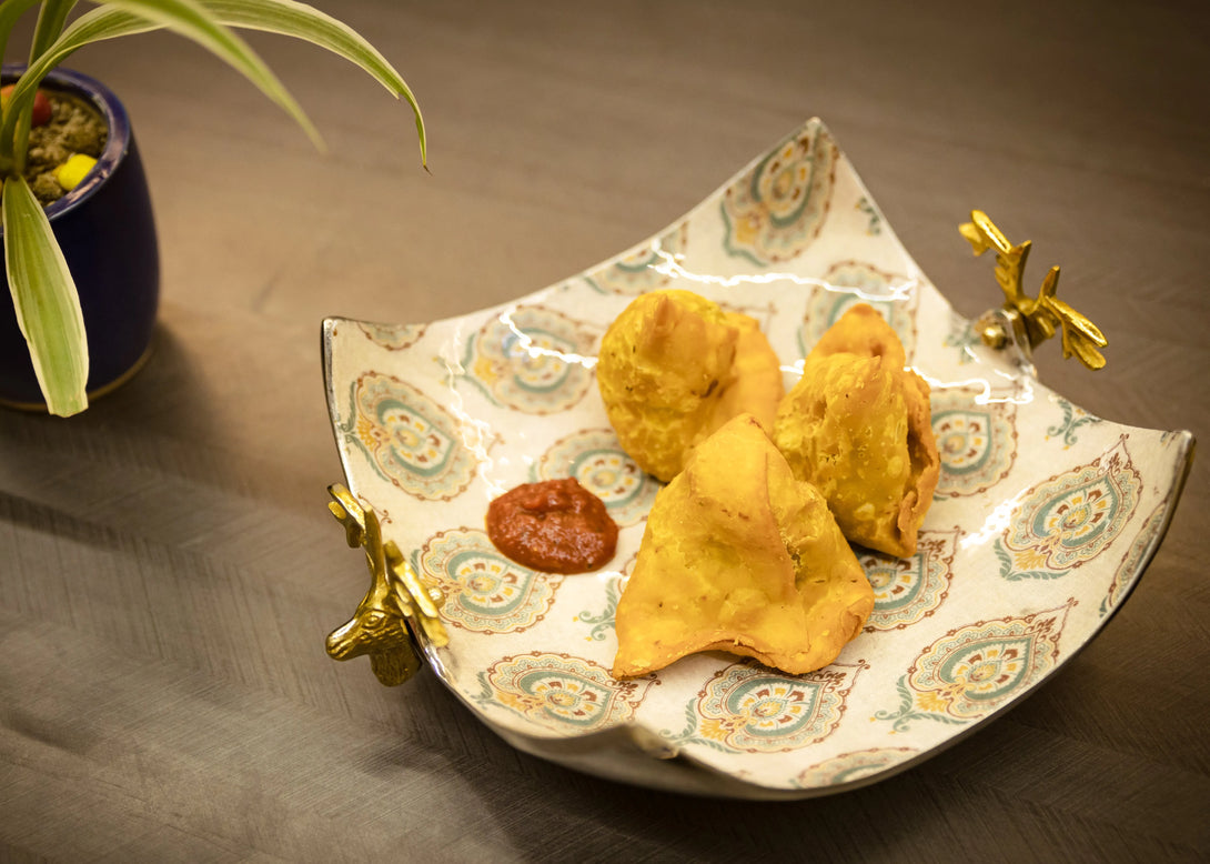 Printed Decorative Bowl Platter - GottaGo.in
