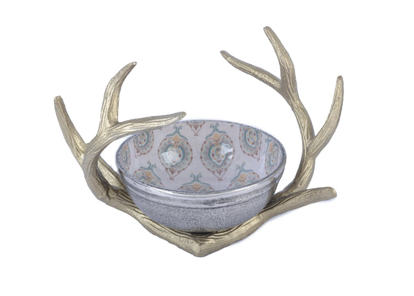 Printed Metal Multipurpose Décor Bowl - GottaGo.in