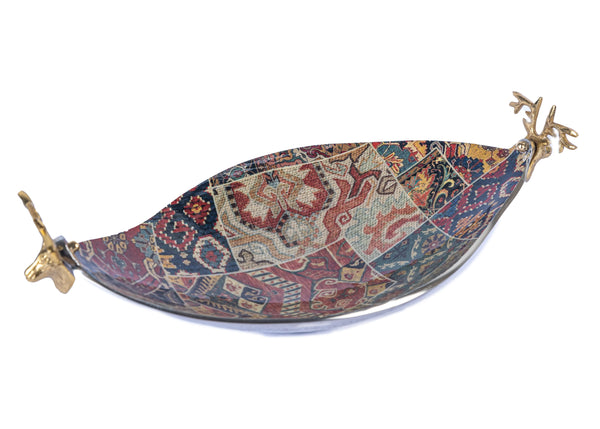 Printed Metal Multipurpose Décor Platter - GottaGo.in