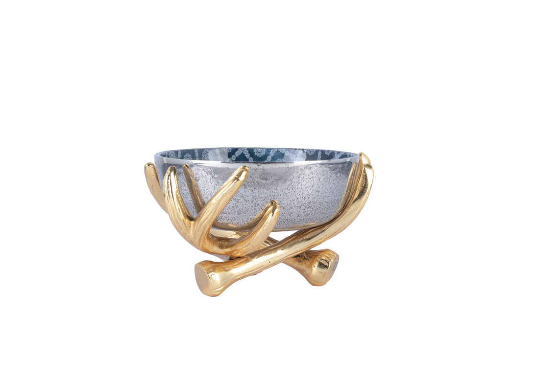 Stylish Metal Multipurpose Décor Serving Bowl - GottaGo.in
