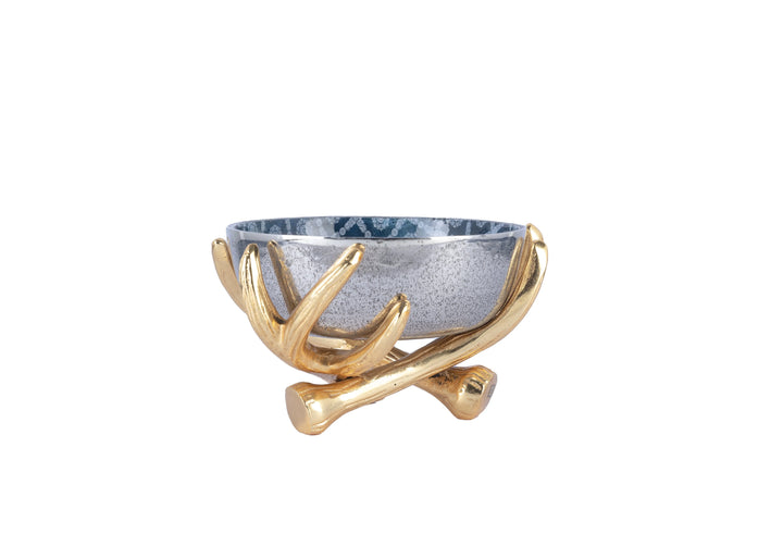 Stylish Metal Multipurpose Décor Serving Bowl - GottaGo.in