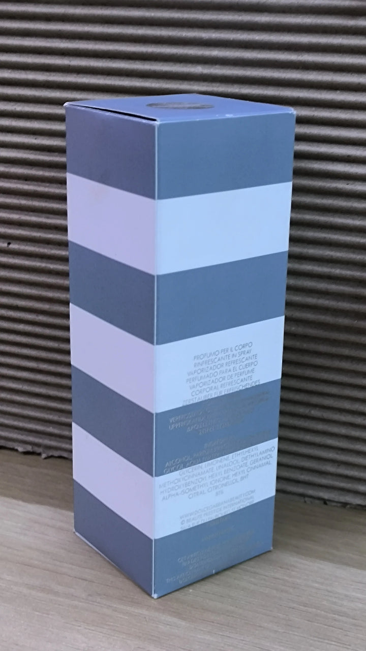 Unboxed Dolce & Gabbana Pour Homme Light Blue Body Spray for Men 125 ml - GottaGo.in