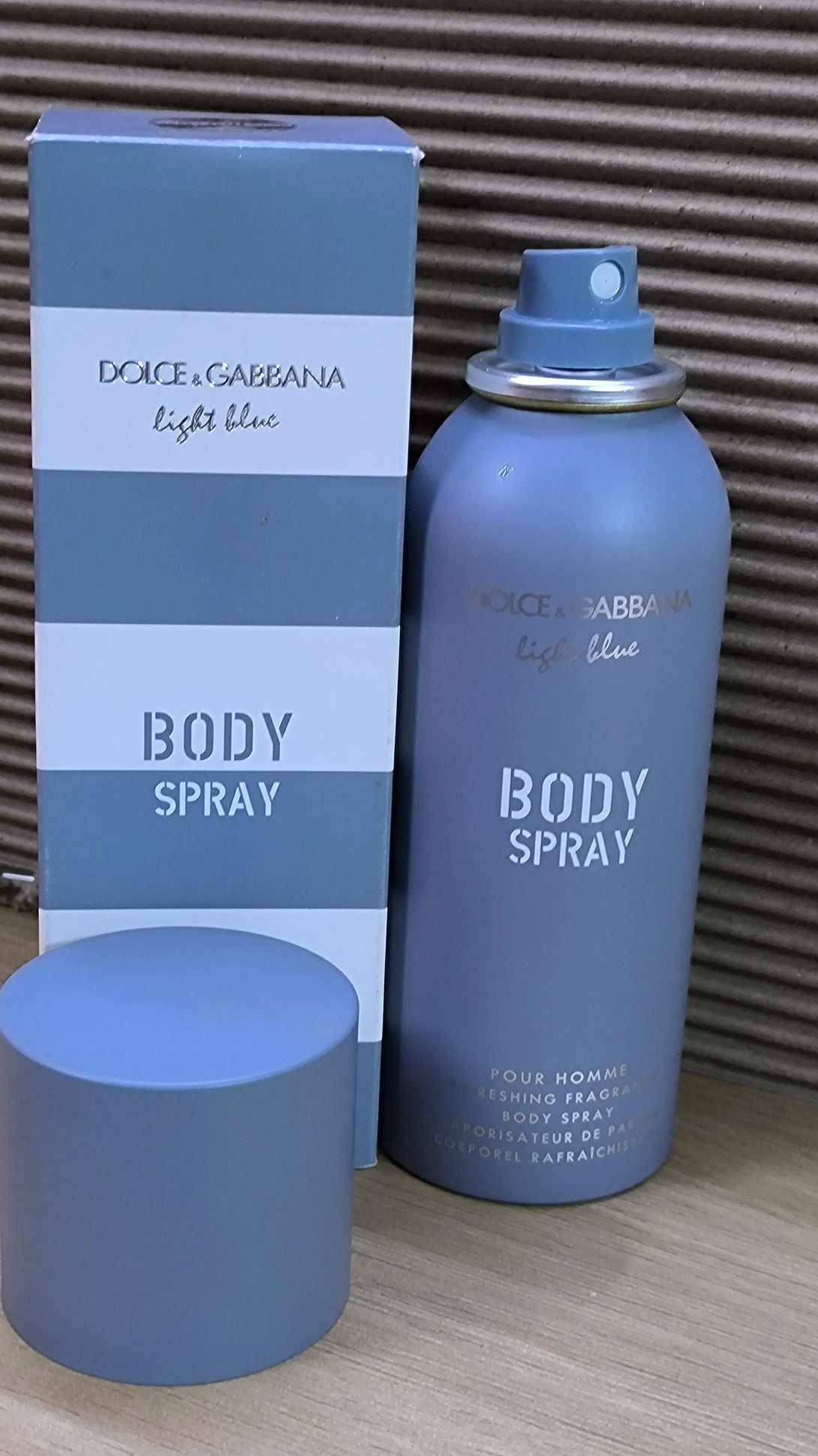 Unboxed Dolce & Gabbana Pour Homme Light Blue Body Spray for Men 125 ml - GottaGo.in