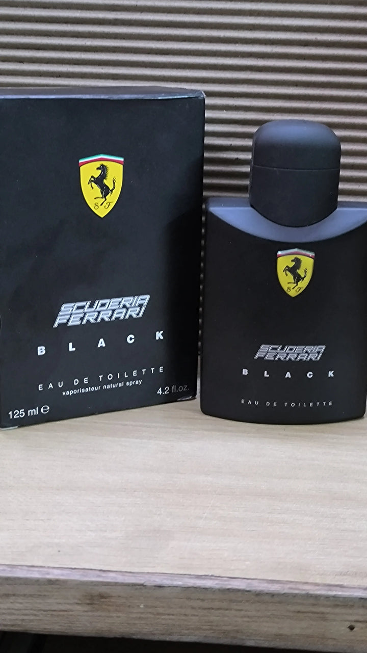Unboxed Scuderia Ferrari Black EDT Perfume for Men 125 ml - GottaGo.in