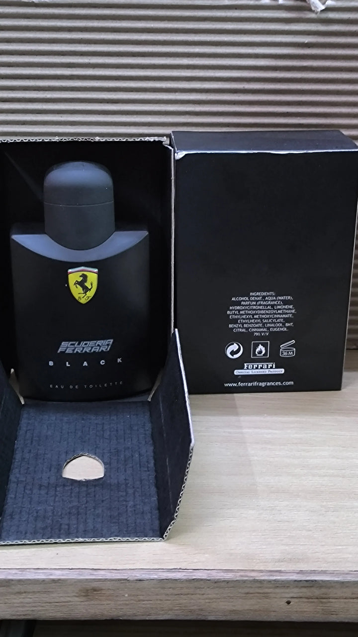 Unboxed Scuderia Ferrari Black EDT Perfume for Men 125 ml - GottaGo.in
