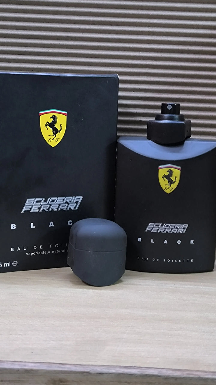 Unboxed Scuderia Ferrari Black EDT Perfume for Men 125 ml - GottaGo.in