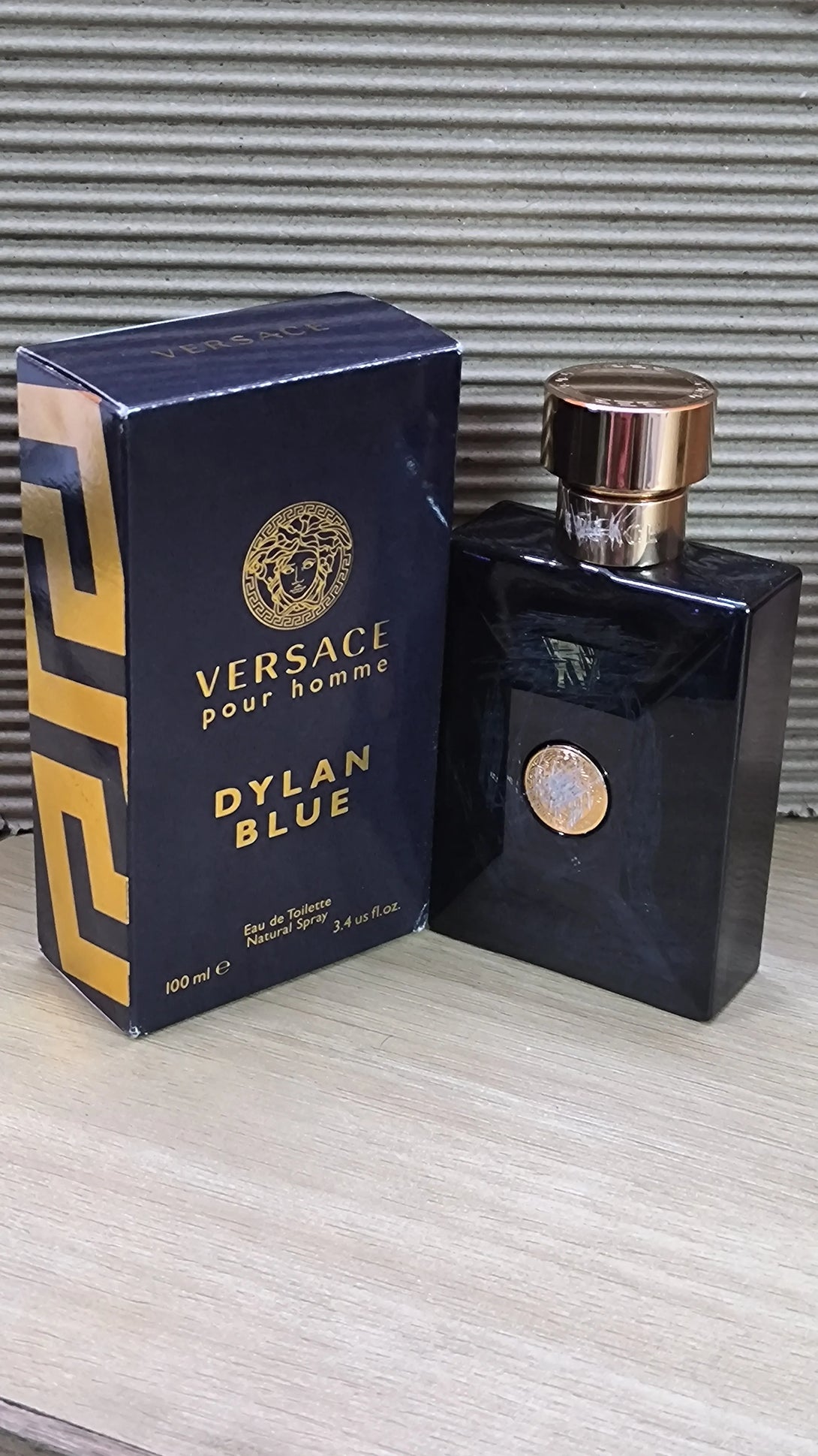 Unboxed VERSACE POUR HOMME DYLAN BLUE EDT PERFUME FOR MEN